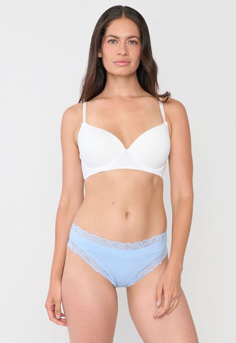 Calzón Mujer Bikini Celeste Corona-0