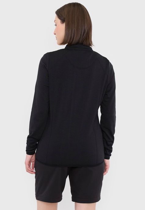 Polerón Outdoor Mujer Texturizado Negro Corona-1