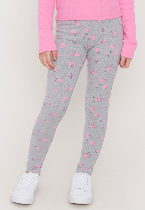 Calza Niña Kids Fullprint Gris Corona-1