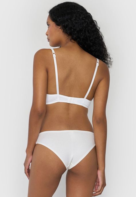 Calzón Mujer Tripack Cotton Mix Ecru Corona-2