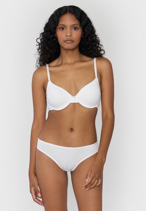 Calzón Mujer Tripack Cotton Mix Ecru Corona-3