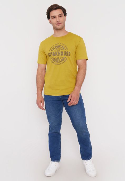 Polera Hombre Fun Focal Print  Moztaza Corona-3