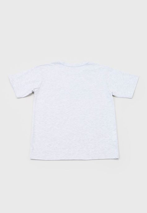 Polera Niño Teen M/C Back Print Gris Corona-1