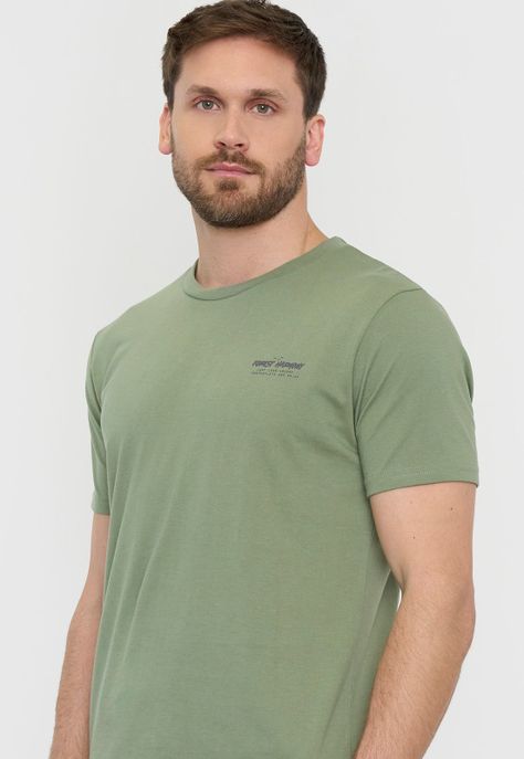 Polera Outdoor Hombre Fun Verde Corona-2