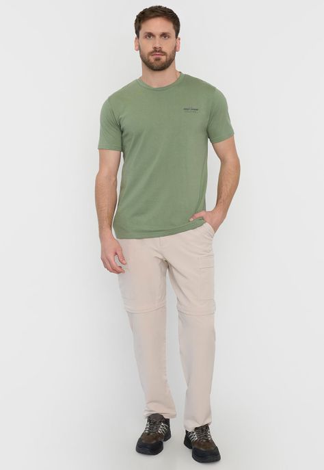 Polera Outdoor Hombre Fun Verde Corona-3