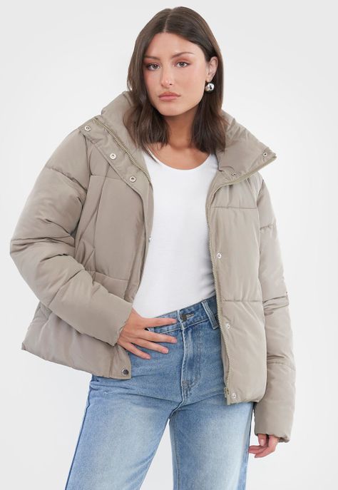 Parka Mujer Clásica Verde Corona-0