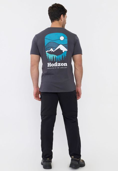 Polera Hombre Full Print 2 Gris Corona-2