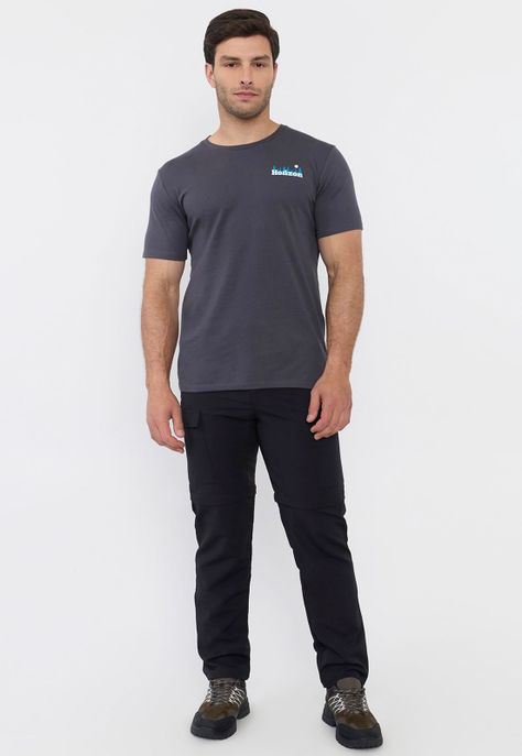 Polera Hombre Full Print 2 Gris Corona-3