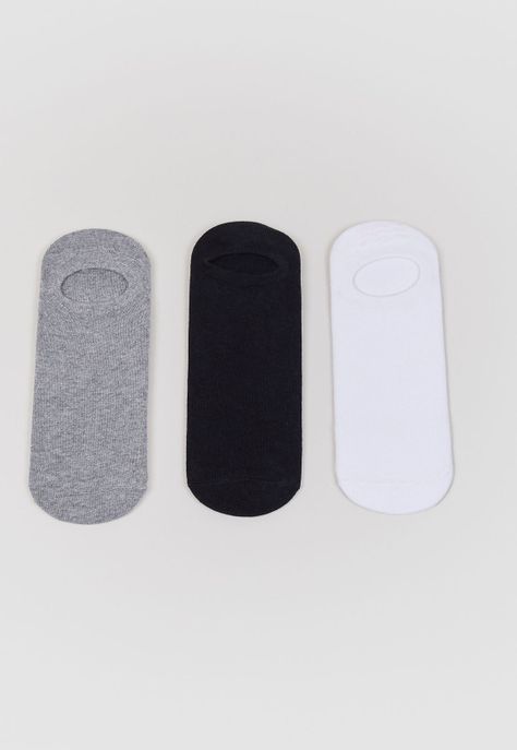 Calcetines Tripack  Invisibles Mix Liso Corona-2
