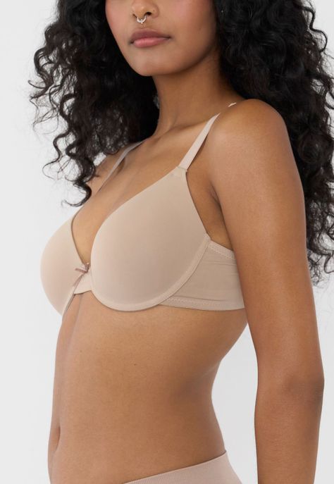 Sostén Mujer Básico Color Beige Copa C Corona-2