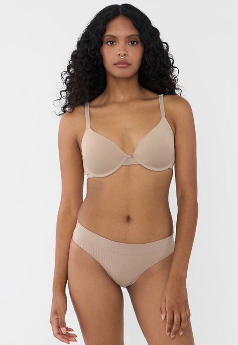 Sostén Mujer Básico Color Beige Copa C Corona-3