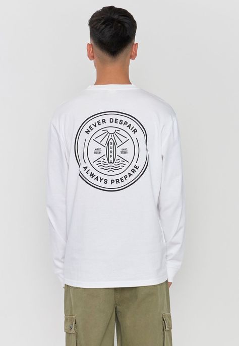 Polera Hombre M/L Blanco Corona-1
