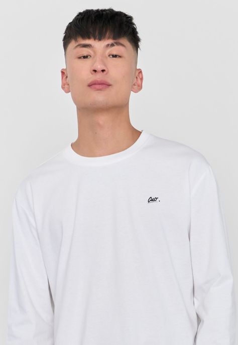 Polera Hombre M/L Blanco Corona-2