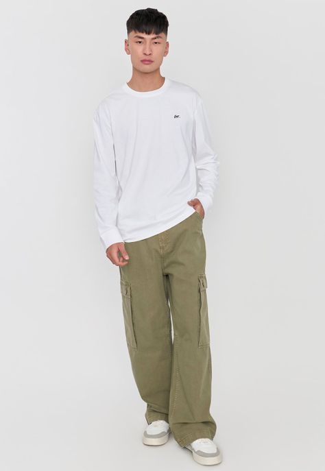 Polera Hombre M/L Blanco Corona-3