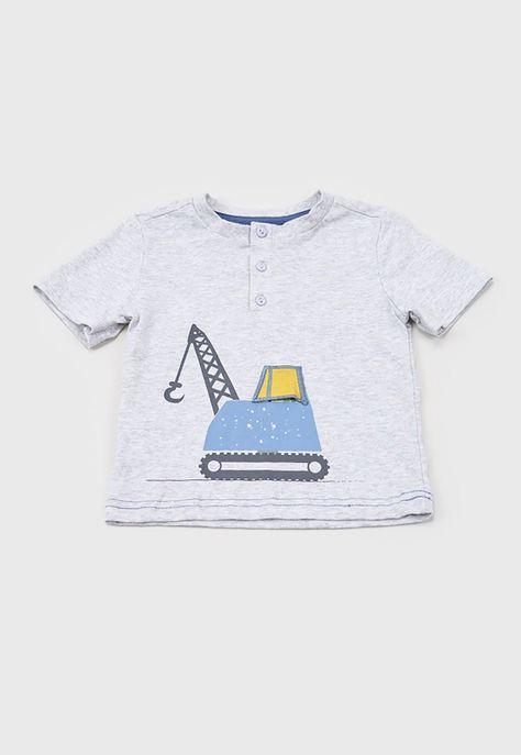 Polera Bebe Niño Interactiva Gris Corona-0