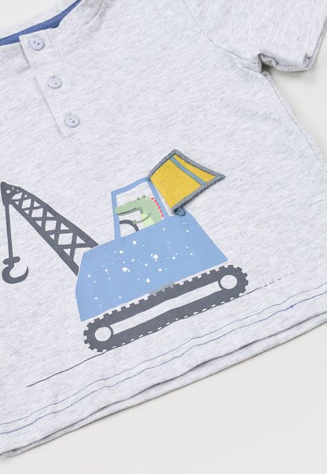 Polera Bebe Niño Interactiva Gris Corona-3