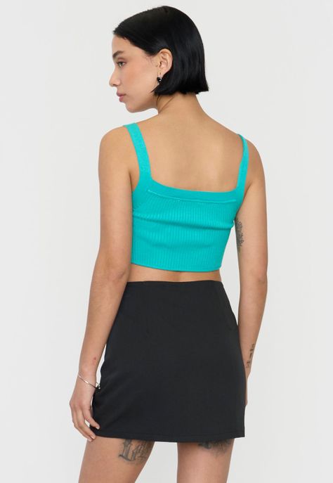 Peto Mujer Tejido Verde Corona-1