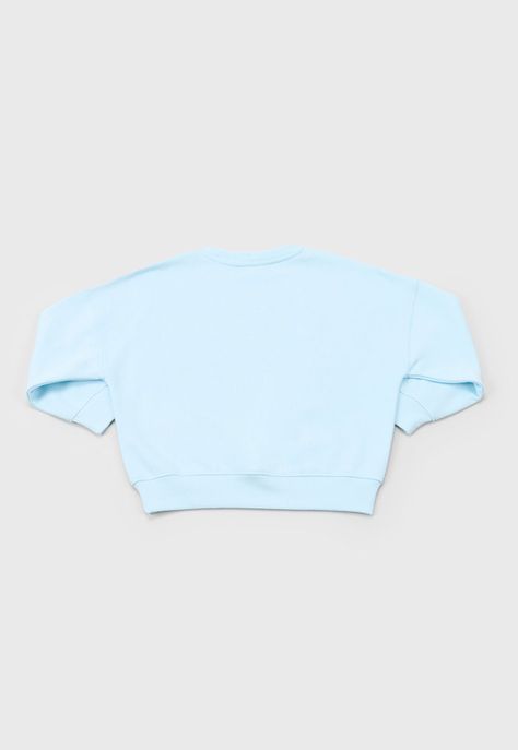 Poleron Niña Kids Pullover Celeste Corona-1