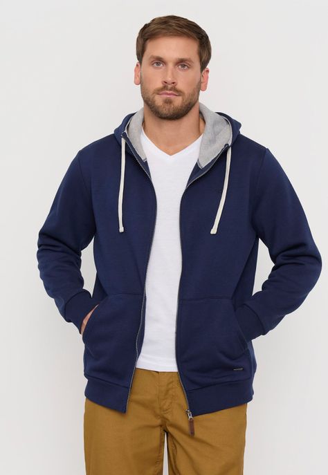 Polerón Hombre Navy Full Zipper II Corona-0