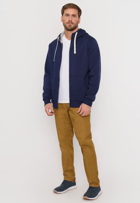 Polerón Hombre Navy Full Zipper II Corona-3