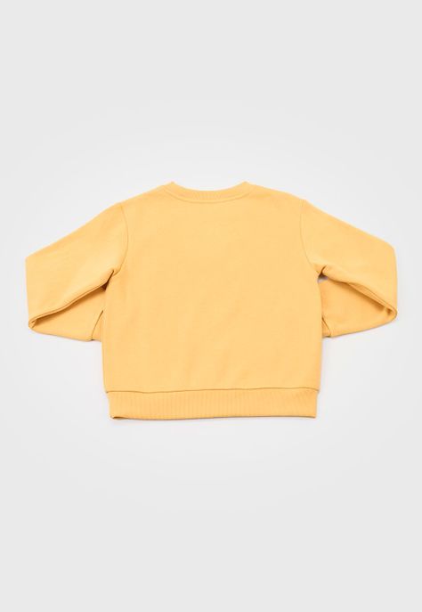 Poleron Niño Kids Pullover Mostaza Corona-1