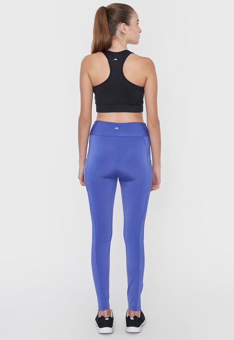 Calza Mujer Deportiva Pitillo Color Lila Corona-2