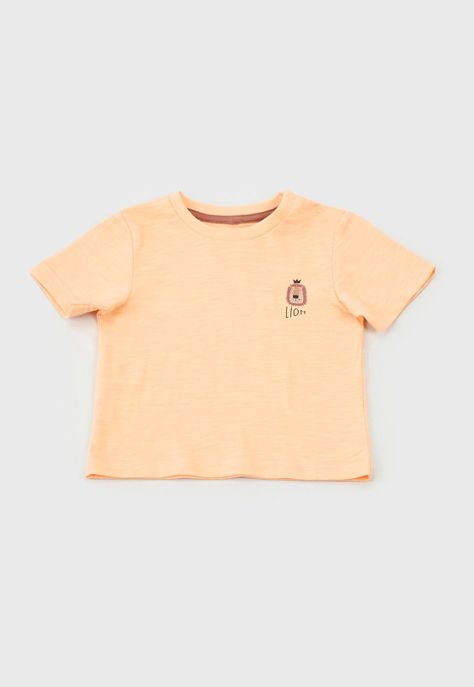Polera Bebe Niño Mini Focal Naranjo Corona-0