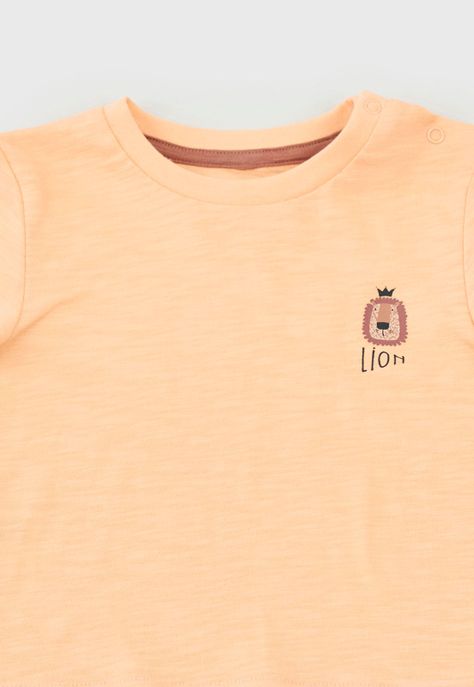 Polera Bebe Niño Mini Focal Naranjo Corona-3