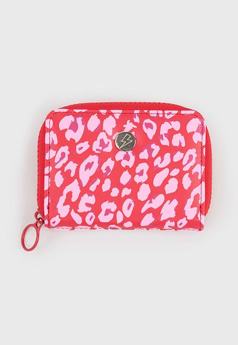 Billetera Mujer Pequeña Rojo Corona-0