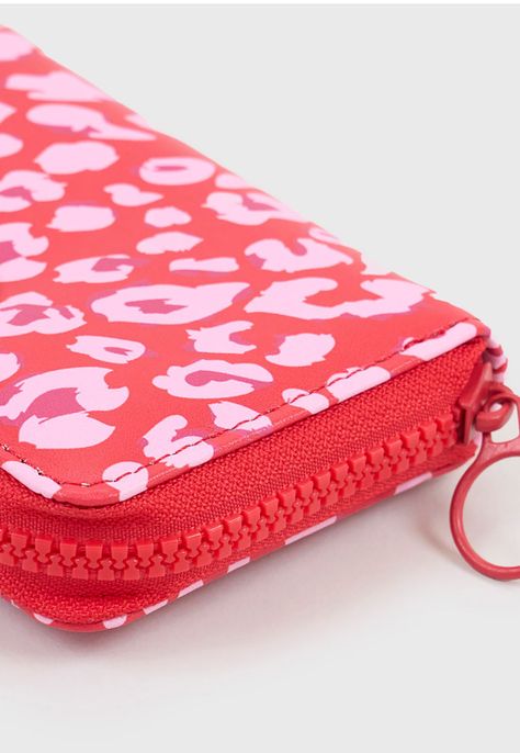 Billetera Mujer Pequeña Rojo Corona-2