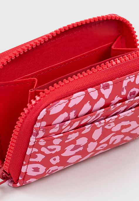 Billetera Mujer Pequeña Rojo Corona-3