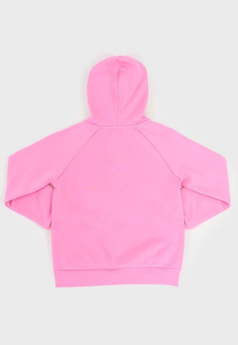 Poleron Niña Kids Full Zipper Rosado Corona-1