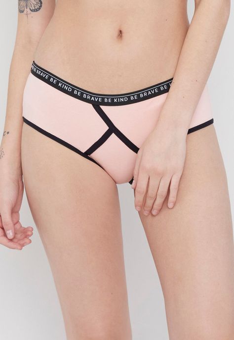BoyShort Mujer Mujer Cotton Coral Corona-1