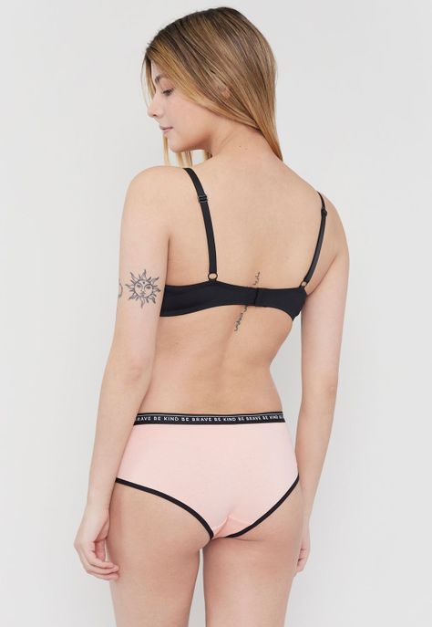BoyShort Mujer Mujer Cotton Coral Corona-2