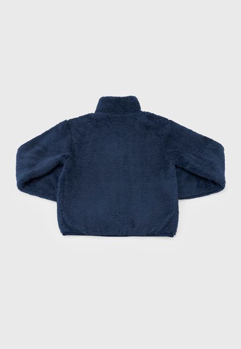 Poleron Niña Coral Escolar Bts Navy Corona-1