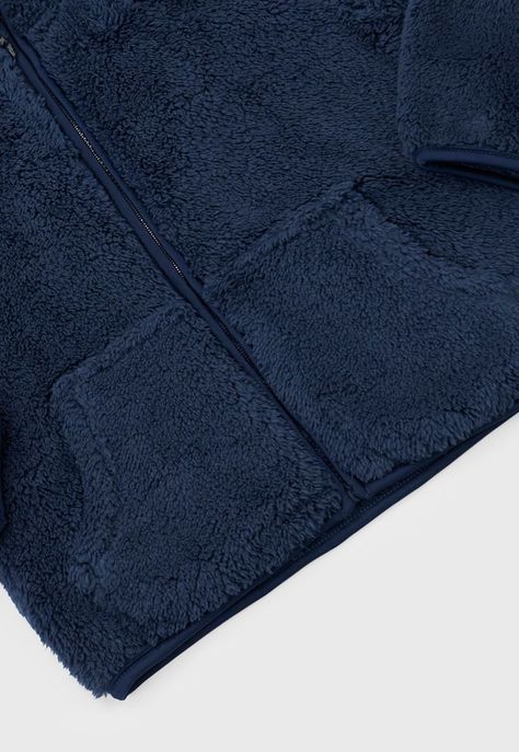 Poleron Niña Coral Escolar Bts Navy Corona-3