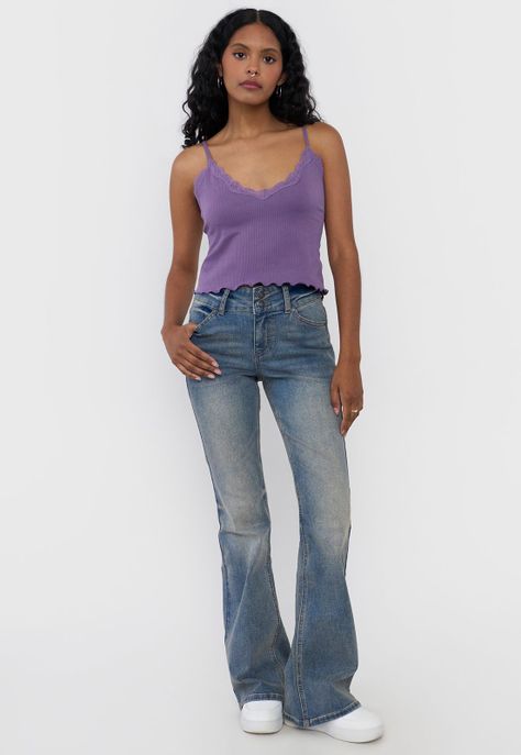 Peto Mujer Seamless Encaje Morado Corona-3