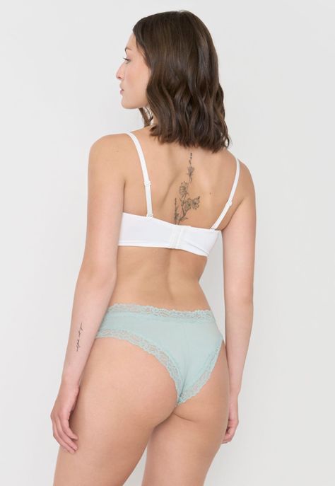 Calzón Mujer Bikini Verde Corona-2