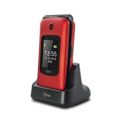 Celular Adulto Mayor Senior Rojo Sos-0