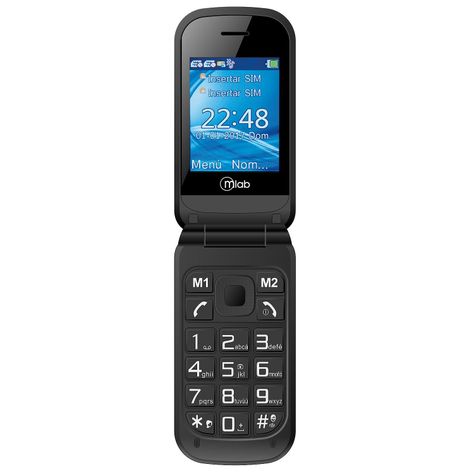 Celular Adulto Mayor Senior Rojo Sos-1