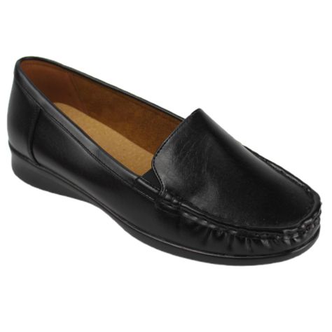 Zapato mujer comodo y liviano 81 Yassne Negro-1