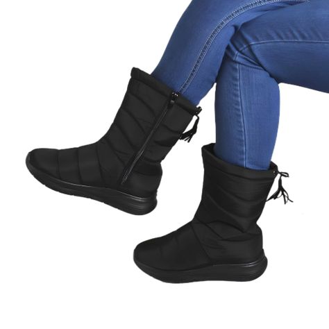Bota de Mujer Invierno 02 Yassne Negro-0