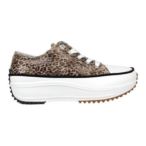 Zapatilla de Mujer Print 2410 Yassne Marron Claro-0