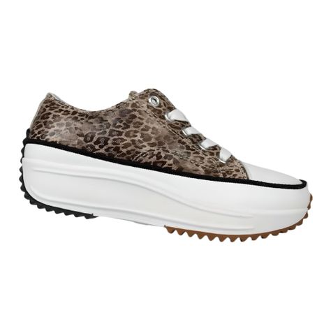Zapatilla de Mujer Print 2410 Yassne Marron Claro-1