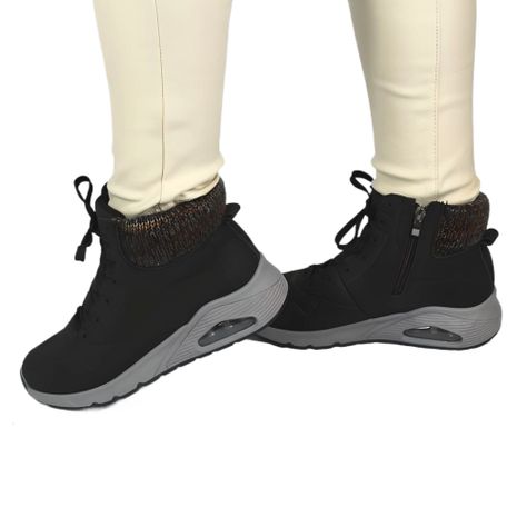 Zapatilla outdoor de Mujer Invierno 33 Yassne Negro-0