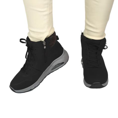 Zapatilla outdoor de Mujer Invierno 33 Yassne Negro-3