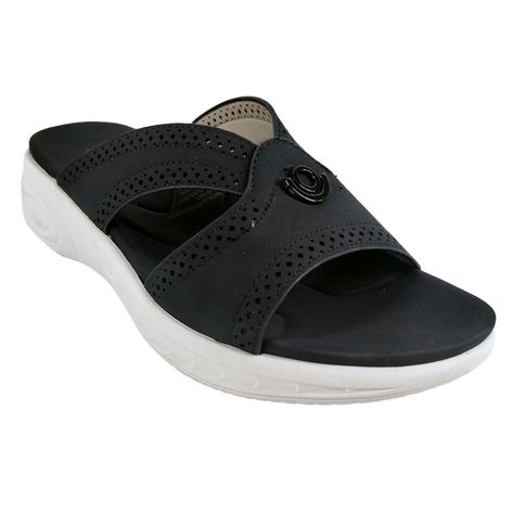 Sandalias de Verano Mujer Negro-2