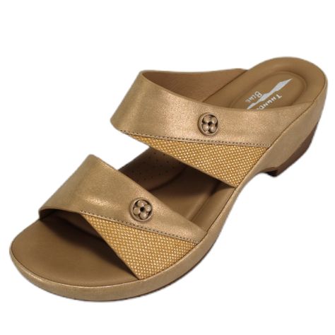 Sandalia Casual Mujer Taco Medio H53 Yassne Marron-1
