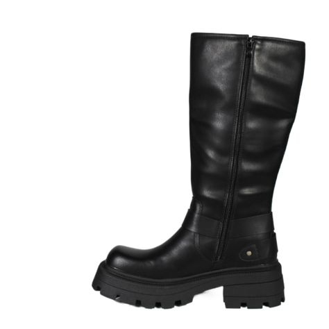 Bota Hebillas Negras de Mujer 89 Yassne Negro-3