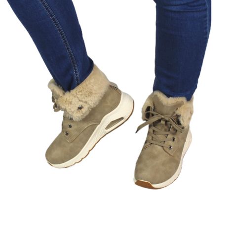 Zapatilla outdoor de Mujer Invierno 32 Yassne Gris-0